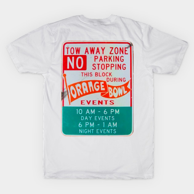 Miami Parking Orange Bowl 2/sided shirt by FHN